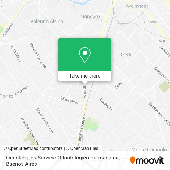 Mapa de Odontologos-Servicio Odontologico Permanente