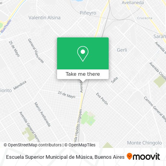 Mapa de Escuela Superior Municipal de Música