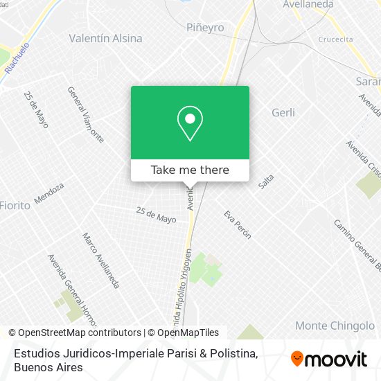 Estudios Juridicos-Imperiale Parisi & Polistina map