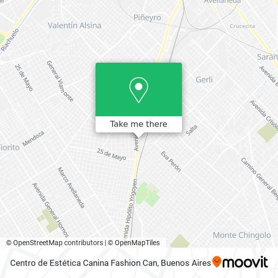Centro de Estética Canina Fashion Can map