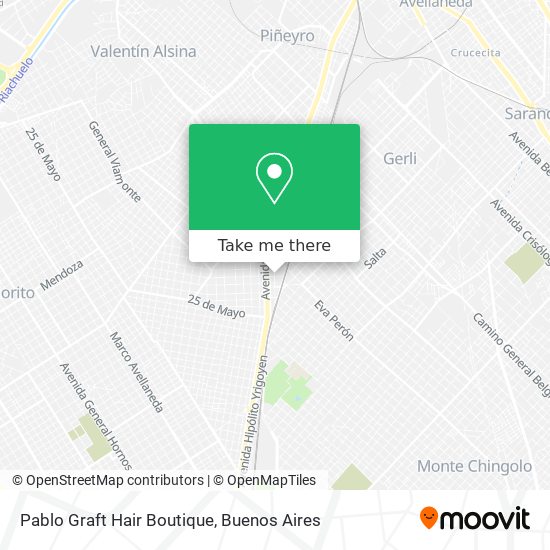 Pablo Graft Hair Boutique map