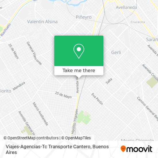 Viajes-Agencias-Tc Transporte Cantero map