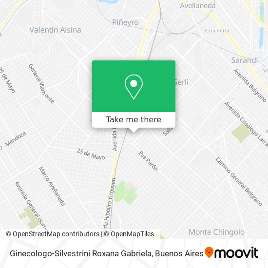 Ginecologo-Silvestrini Roxana Gabriela map