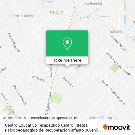 Centro Educativo Terapéutico Centro Integral Psicopedagógico de Recuperación Infanto Juvenil map