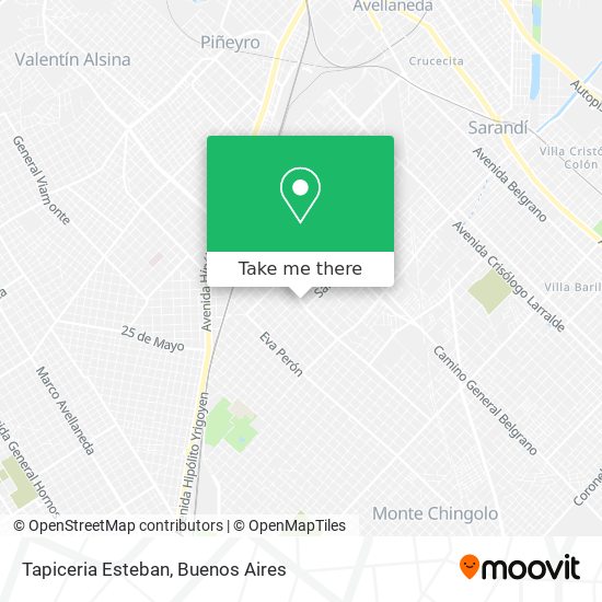 Tapiceria Esteban map