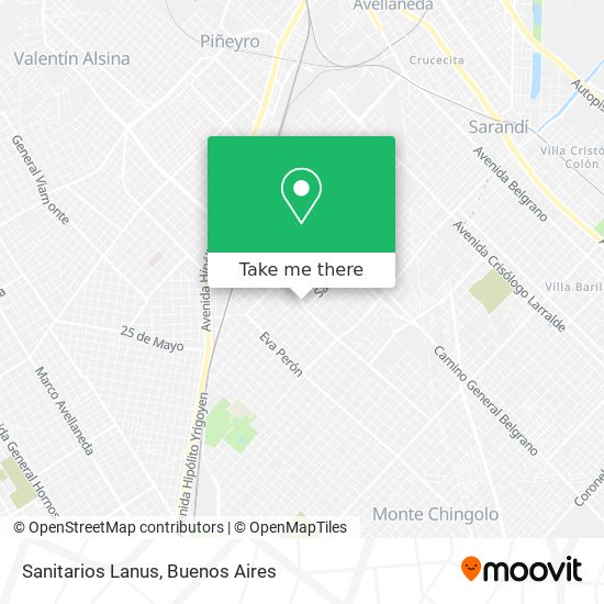 Mapa de Sanitarios Lanus