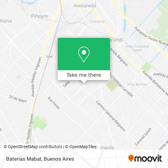 Mapa de Baterias Mabat