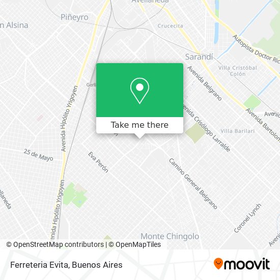 Ferreteria Evita map