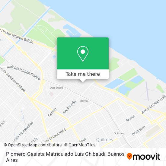 Plomero-Gasista Matriculado Luis Ghibaudi map