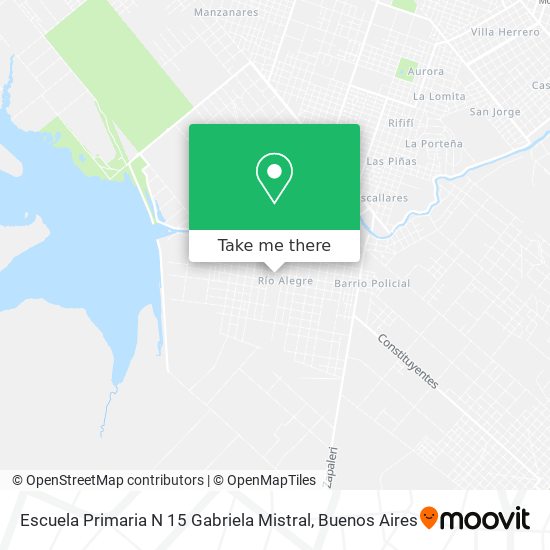 Escuela Primaria N 15 Gabriela Mistral map