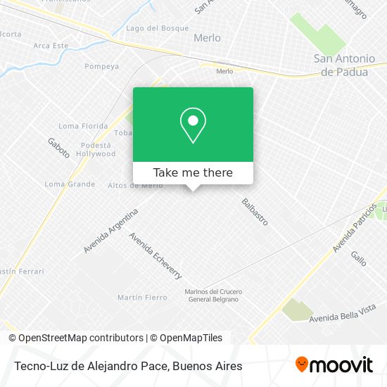 Mapa de Tecno-Luz de Alejandro Pace