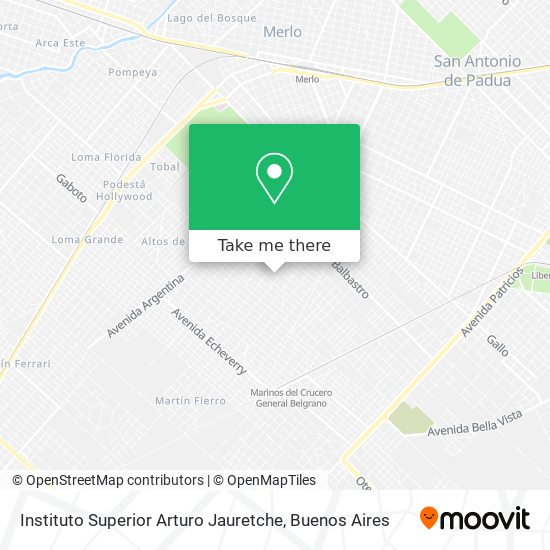 Instituto Superior Arturo Jauretche map