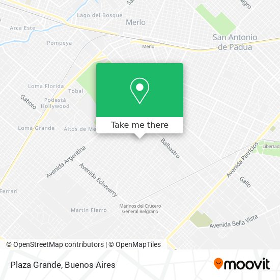 Plaza Grande map