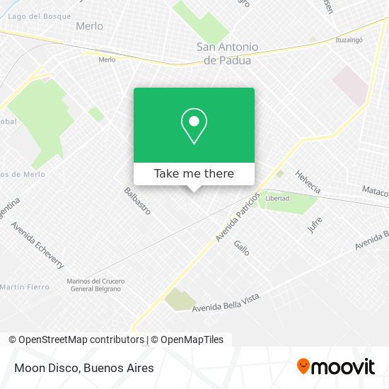 Mapa de Moon Disco