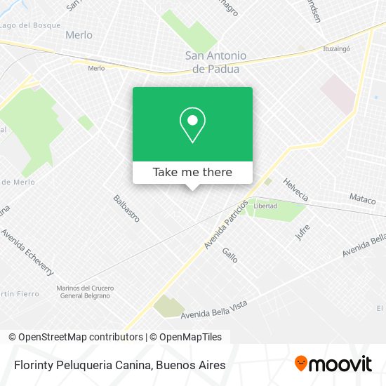 Mapa de Florinty Peluqueria Canina