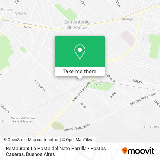 Restaurant La Posta del Ñato Parrilla - Pastas Caseras map
