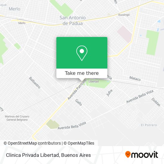 Clinica Privada Libertad map