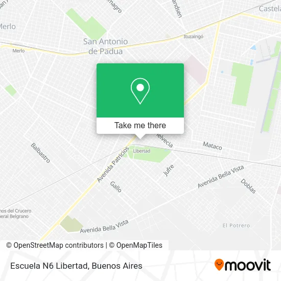 Escuela N6 Libertad map