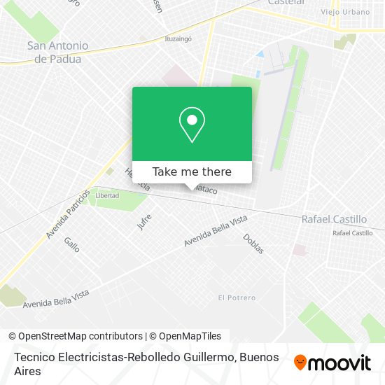 Tecnico Electricistas-Rebolledo Guillermo map