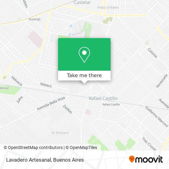 Lavadero Artesanal map