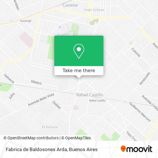 Fabrica de Baldosones Arda map