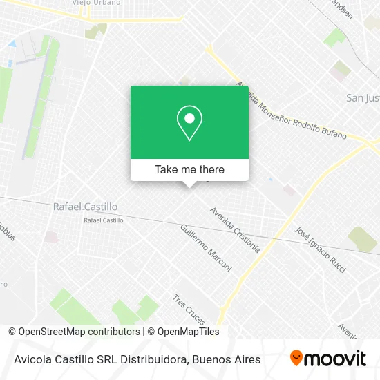 Avicola Castillo SRL Distribuidora map