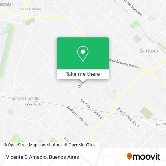 Mapa de Vicente C Amadio