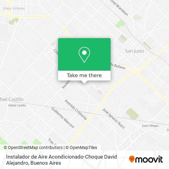 Instalador de Aire Acondicionado-Choque David Alejandro map