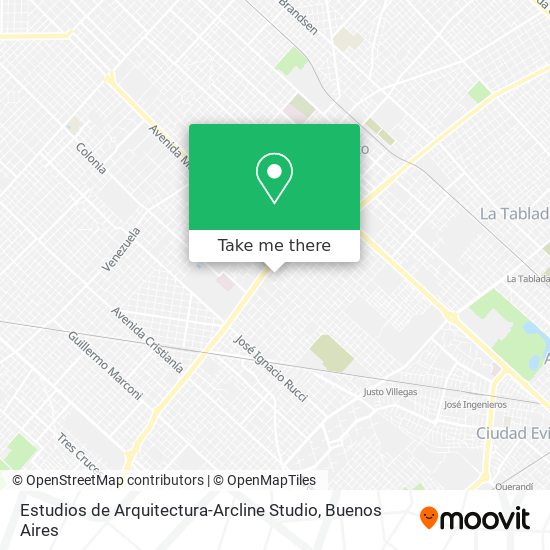 Estudios de Arquitectura-Arcline Studio map