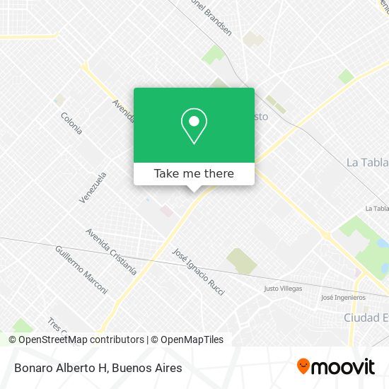 Bonaro Alberto H map