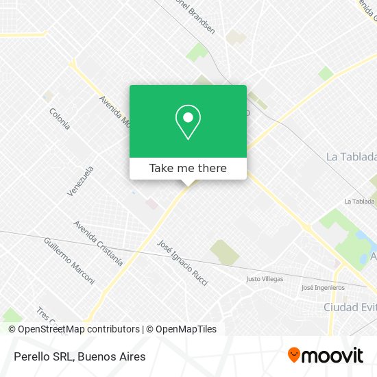 Perello SRL map