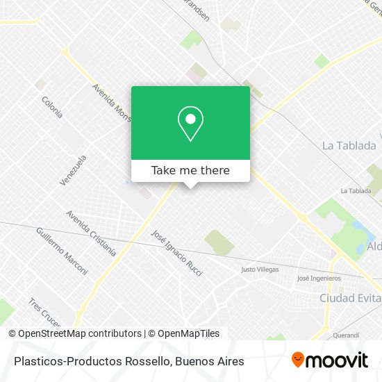 Plasticos-Productos Rossello map