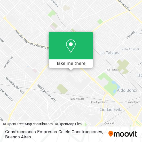 Mapa de Construcciones-Empresas-Calelo Construcciones