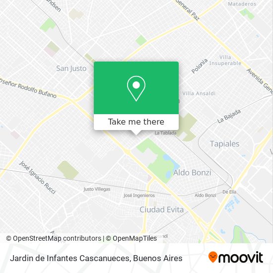 Jardin de Infantes Cascanueces map