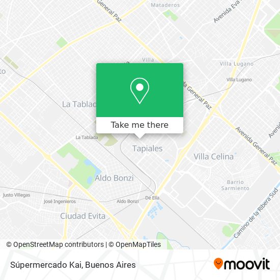 Mapa de Súpermercado Kai