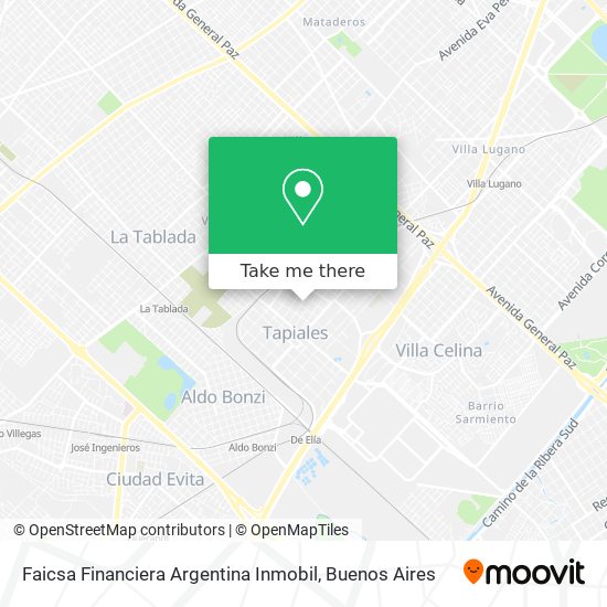 Faicsa Financiera Argentina Inmobil map