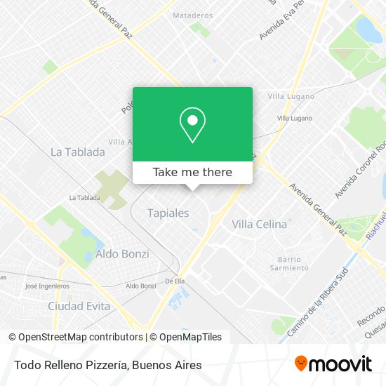 Todo Relleno Pizzería map