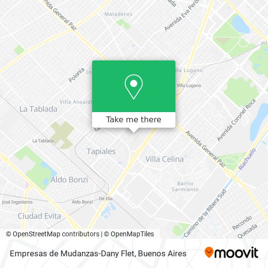 Mapa de Empresas de Mudanzas-Dany Flet