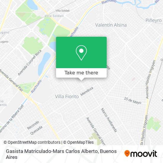 Gasista Matriculado-Mars Carlos Alberto map