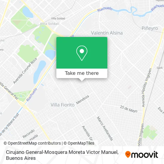 Cirujano General-Mosquera Moreta Victor Manuel map