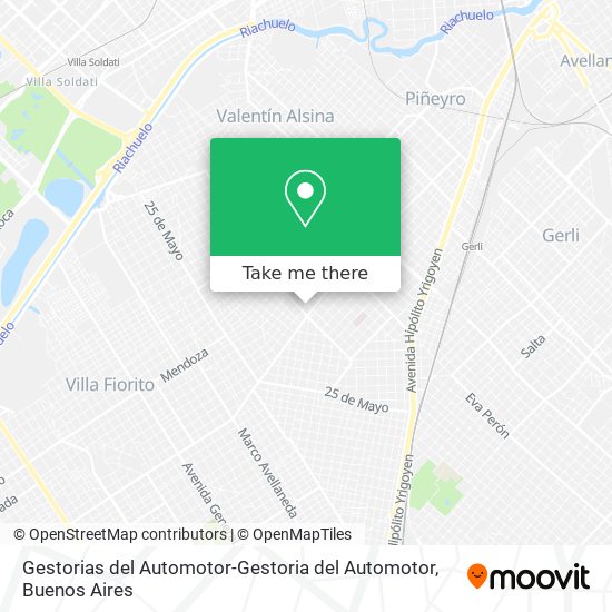 Mapa de Gestorias del Automotor-Gestoria del Automotor