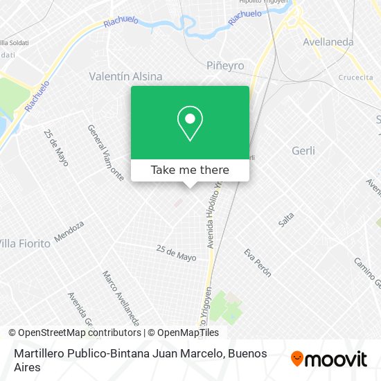 Martillero Publico-Bintana Juan Marcelo map