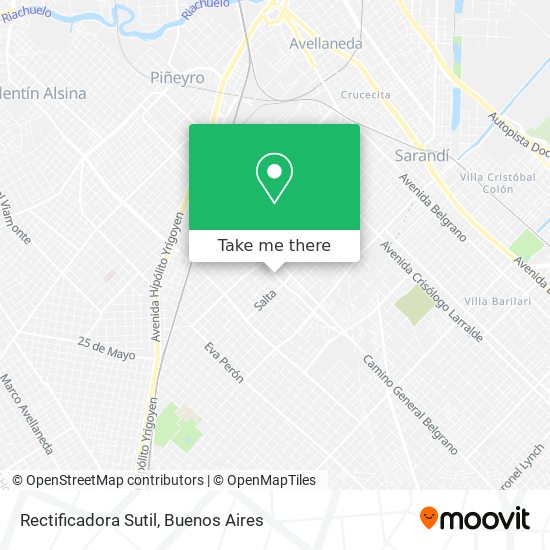 Rectificadora Sutil map