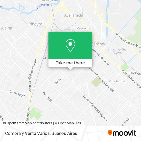 Mapa de Compra y Venta Varios