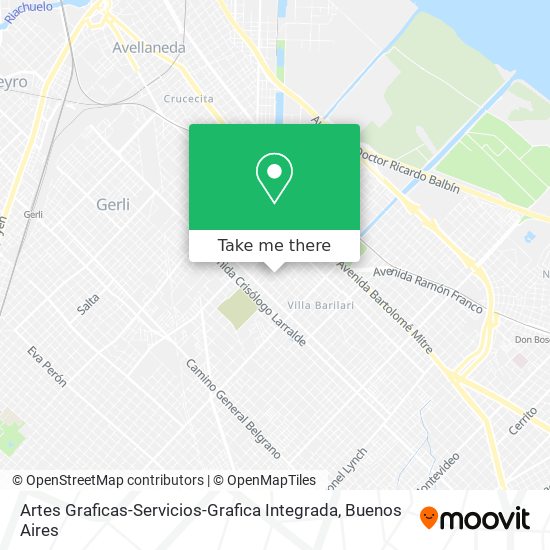 Artes Graficas-Servicios-Grafica Integrada map