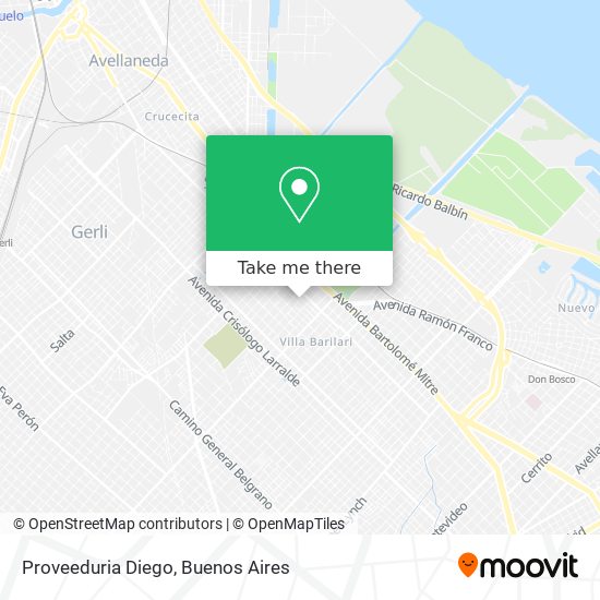 Proveeduria Diego map