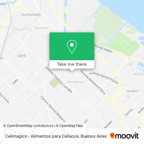 Celimagics - Alimentos para Celiacos map