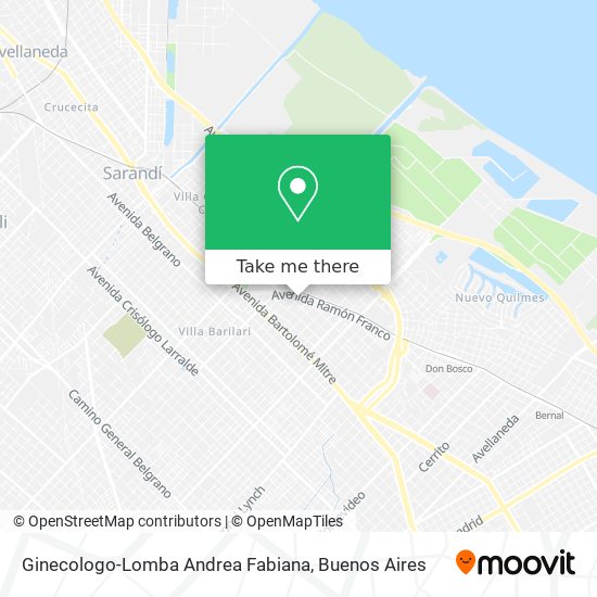 Mapa de Ginecologo-Lomba Andrea Fabiana
