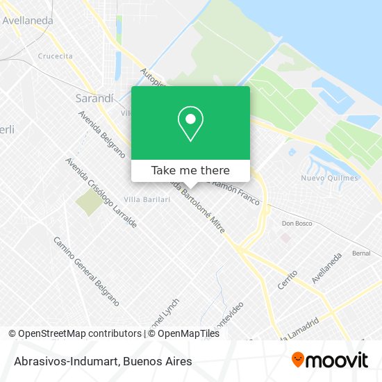 Abrasivos-Indumart map