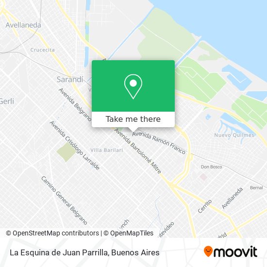 La Esquina de Juan Parrilla map